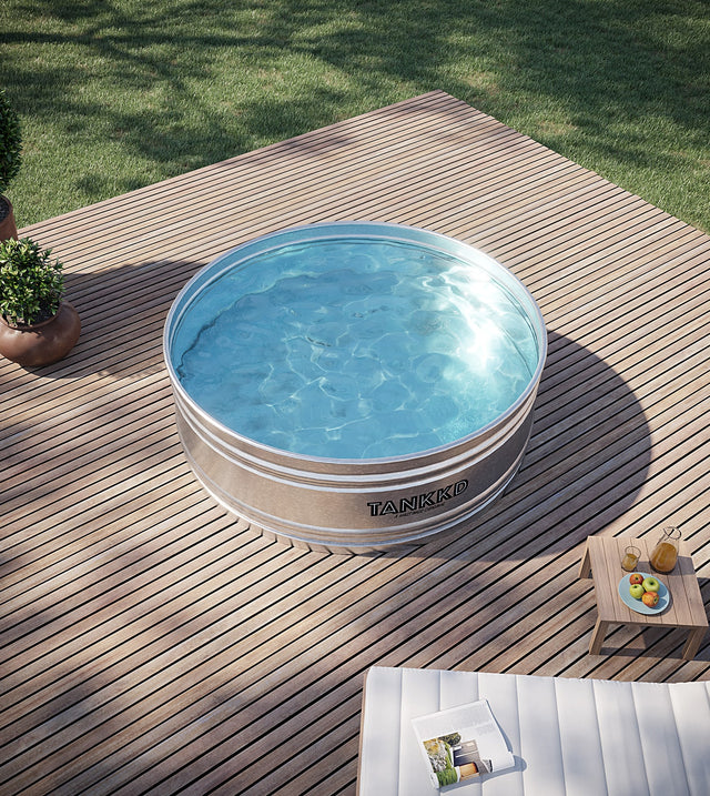 Piscine rotonde e in acciaio di medie dimensioni