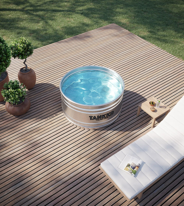 Piscine rotonde in acciaio di piccole dimensioni