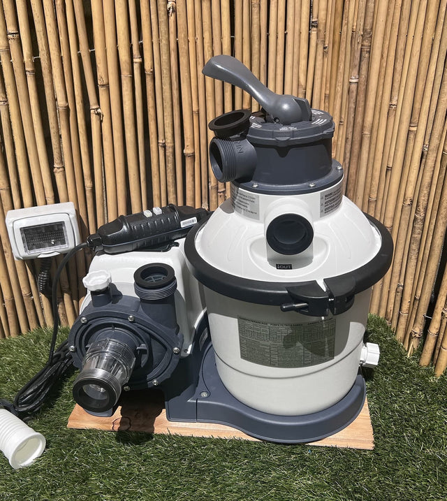 Filtro + sabbia + kit d'innesto esclusivo per piscine Tankkd
