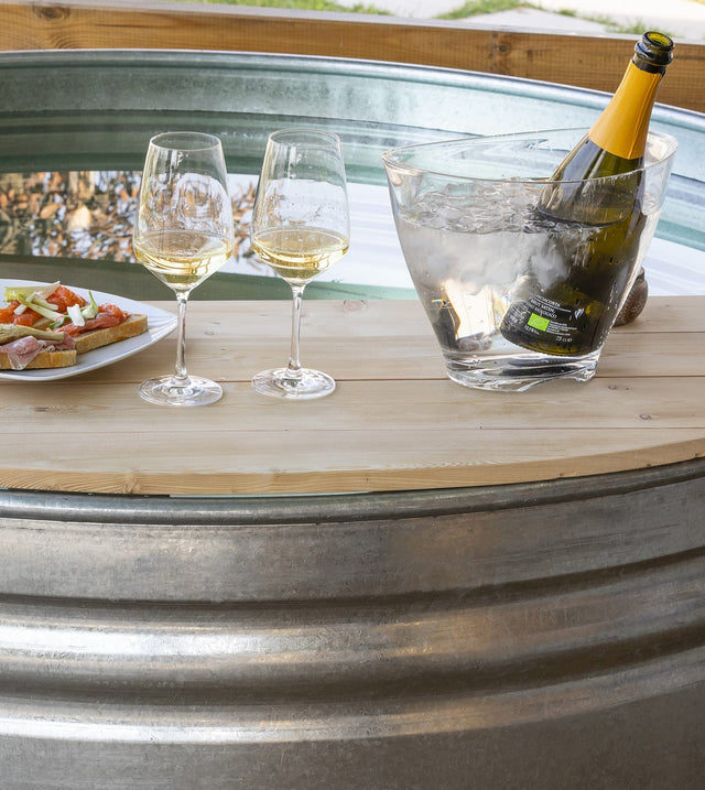 Tavolini in legno per piscine Tankkd